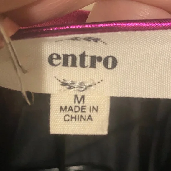 Entro Metallic Pink Top - Picture 2 of 4